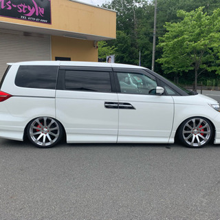 エリシオン　プレステージ　ＳＺ　１９年式　ＲＳ－Ｒ車高調　２０インチアルミホイール　の画像