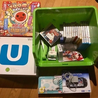 WiiU・PSVita・3DSLL ゲーム機 豪華3点セット 美...