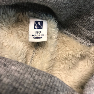 2本セット サイズ110 ユニクロ 冬用ズボン フワフワの画像