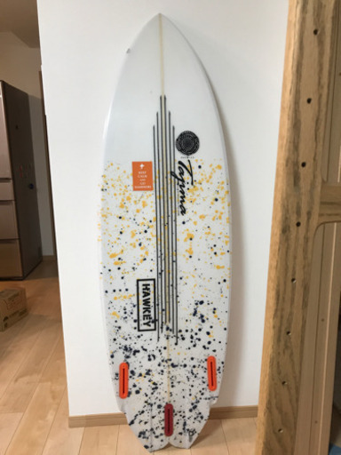 ジャスティスサーフボード ホーキー中古 フィン付き