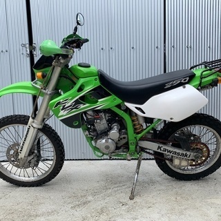カワサキKLX250★距離4800キロ★規制前30馬力★自賠1年付★セル付★ワンオーナー★の画像