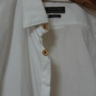 ZARA MAN 白シャツの画像