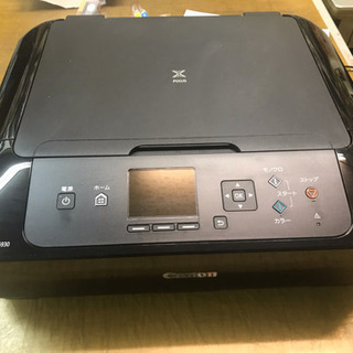 ジャンク品 キャノン インクジェットプリンター MG6930と未使用インク多数の画像