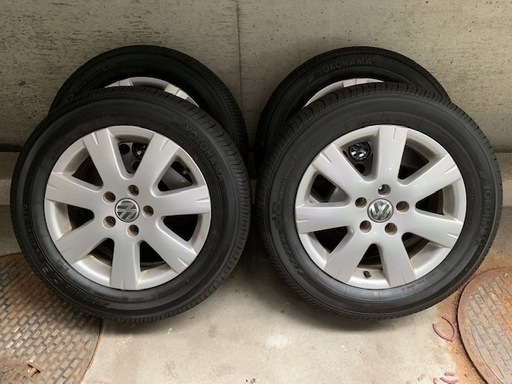 16インチ ヨコハマ タイヤ VWホイール 2018/11製 値下げしました