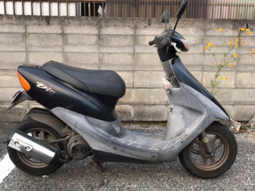 原付スクーター  ホンダ ディオ AF34 黒  お話中