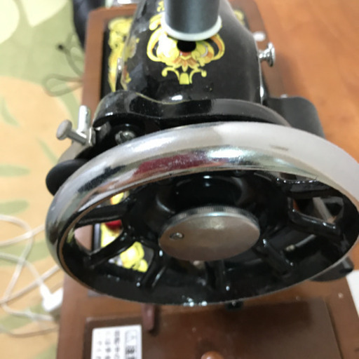 アンティーク風ミシン デスクチェア付き