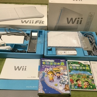 Wii本体、Wiiフィット、どうぶつの森セットで！