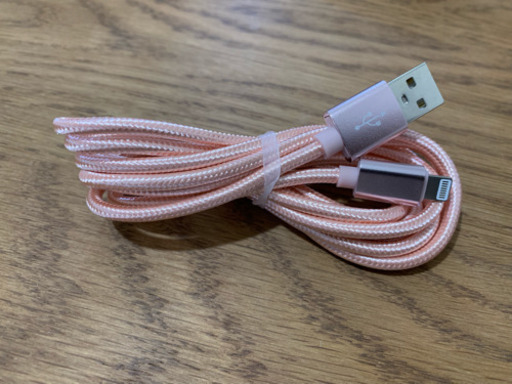 iPhone 充電 ケーブル 2m ピンクテスト済み袋詰100本