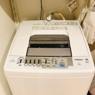 直接引き取り無料でお譲りします　最終値下げ　日立　白い約束　洗濯機　7kg 白い約束 洗濯機 日立全自動洗濯機 7kg NW-R705 洗濯 脱水 槽