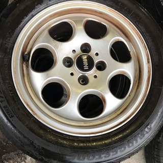 175/65/15. ホイール付きタイヤ、取り付け無料