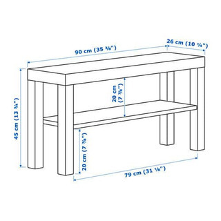 【中古】IKEA テレビ台 ラック ホワイト