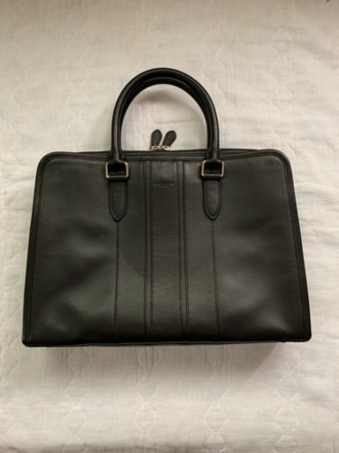 【新品同様】COACH 2WAYビジネスバック 本革製 ブラック