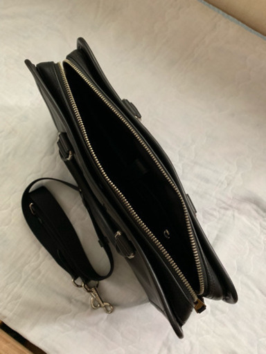 【新品同様】COACH 2WAYビジネスバック 本革製 ブラック