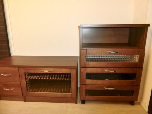 値下げ！【中村敬木工】テレビ台&タンス！カントリー風