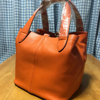 和柄 ちりめん使いの 革バッグ