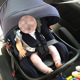 取引中。持ち運べる〜1歳までのベビーシート・チャイルドシートの画像