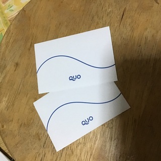 QUOカードの袋