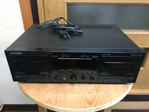 Pioneer T-555WR ダブルカセットデッキ