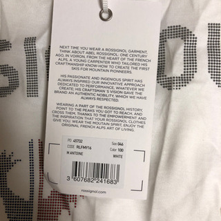 新品未使用タグ付き ROSSIGNOL メンズ Tシャツの画像