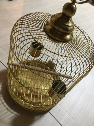 鳥かご ゴールド
