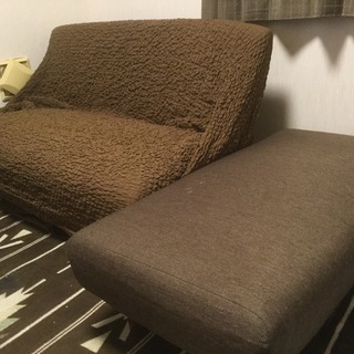 ニトリ購入 オットマン付きソファー