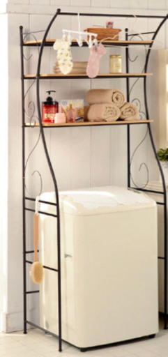 ※値下げ中※オシャレ洗濯機ラック【新品未使用】