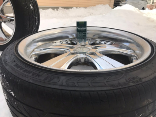 work製 18インチ 9J+40 廃盤ホイール ドリケツ 転がし用