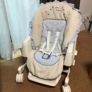 【訳あり】コンビ エンジョイミーラックR-1 ハイローチェアの画像
