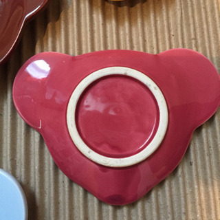 テディベア小皿6枚セットの画像