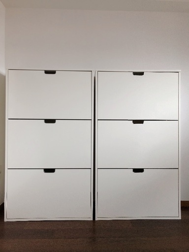 【お取引交渉中のため、問い合わせ休止しました】IKEA イケア 靴収納キャビネット 2セット