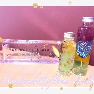 ハーバリウムネームプレート＆フリーレッスンの画像