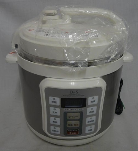 19Y0172 3 D&S 家庭用マイコン電気圧力鍋 STL-EC50 4.0L 2018年製　未使用