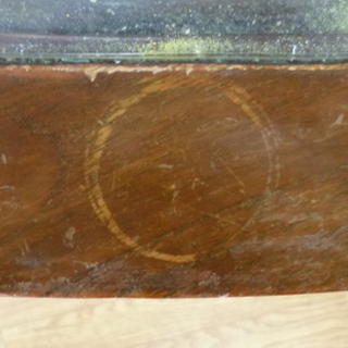 木彫り テーブル 座卓 ローテーブル 装飾 アンティーク ガラステーブル