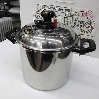 〇 札幌 パスタ鍋 寸胴 水切り付き 調理器具 直径22cm 本郷通店