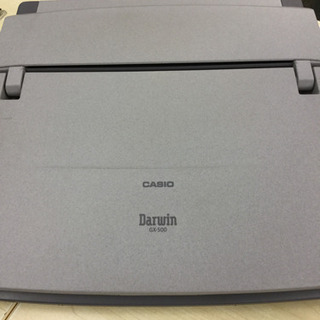 CASIO Darwin カシオ ダーウィン GX-500 ワープロ 通電確認済みの画像