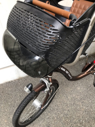 自転車 アサヒ ママフレンドミニ ブラウン 幼児2人前後乗せ 【公式通販】