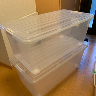 無印 衣装ケース（２つ）