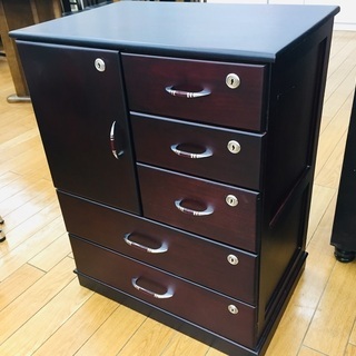 【トレファク鶴ヶ島店】鍵付きキャビネット