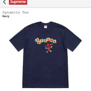 シュプリーム Dynamite Tee サマーT ネイビー