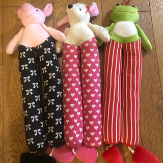 ブーツキーパー ぬいぐるみ 3点セット ブタ ヒツジ カエル