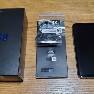 ★★スマホ中古　Docomo Galaxy S8 SC-02J 64GB コーラルブルー★★