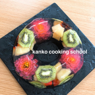 kanko  cooking school フラワーゼリー
