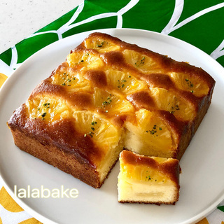 ココナッツパインケーキをつくりましょう ♪