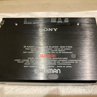 SONY WALKMAN  WM-F502の画像