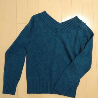 セーター　ラメがキラキラ