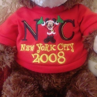 【クリスマス限定！】激レア！WDW NYC 2009年クリスマスダッフィー プレミアムダッフィー,クリスマスダッフィー,2009,No.22