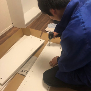 【日給12000円】家具組み立て☆軽バン無料貸出