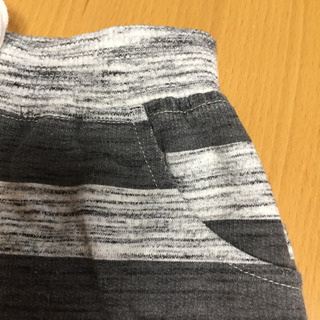 キッズザウルス ウエスト総ゴム パンツ 80の画像