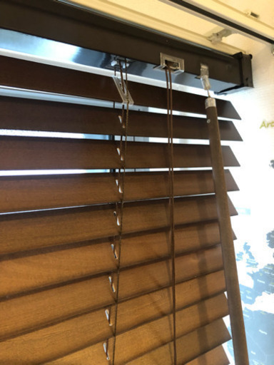 配送可能！美品！ウッドブラインド