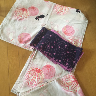 猫柄☆UNIQLO☆浴衣